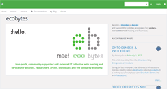 Desktop Screenshot of ecobytes.net