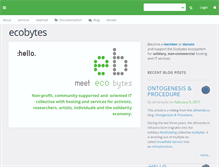 Tablet Screenshot of ecobytes.net